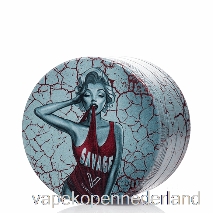 Vape Nederland V Syndicaat 2,5 Inch 4-delig Scherp Versnipperd 360o Grinder Dank Diva